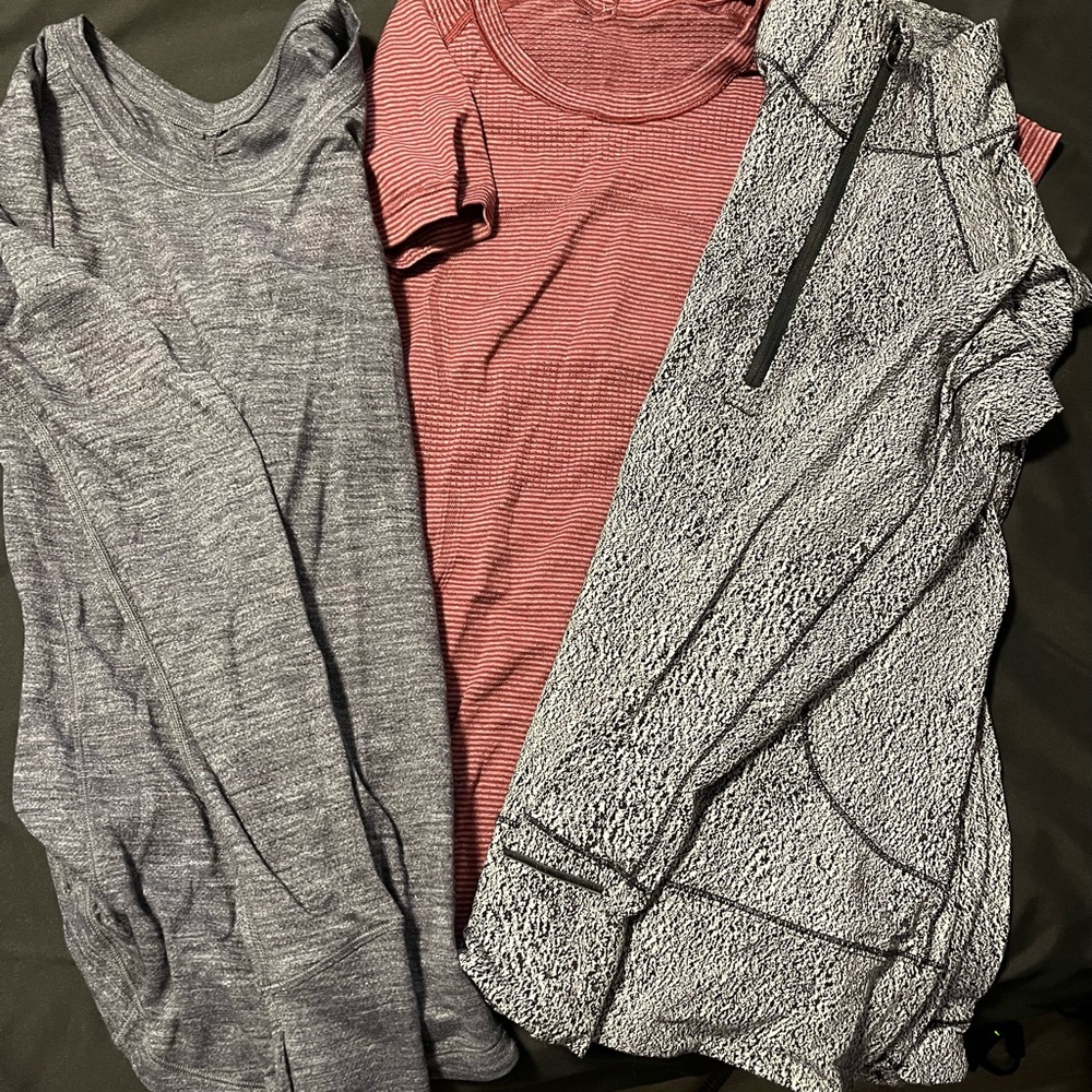 Collection of 3 Lululemon tops